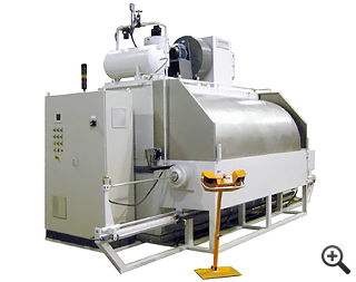 Special industrial parts washer for differential bridges