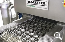  BAUFOR parts washer for rectified parts and parts-carrying trays